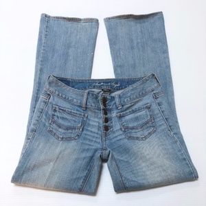 American Eagle Outfitters Artist Flare Jeans SZ 2